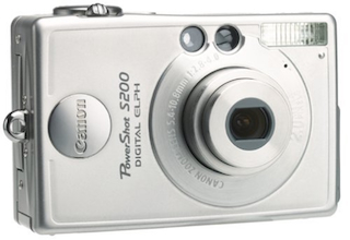 canon
                        s200 powershot digital elph circa 2002